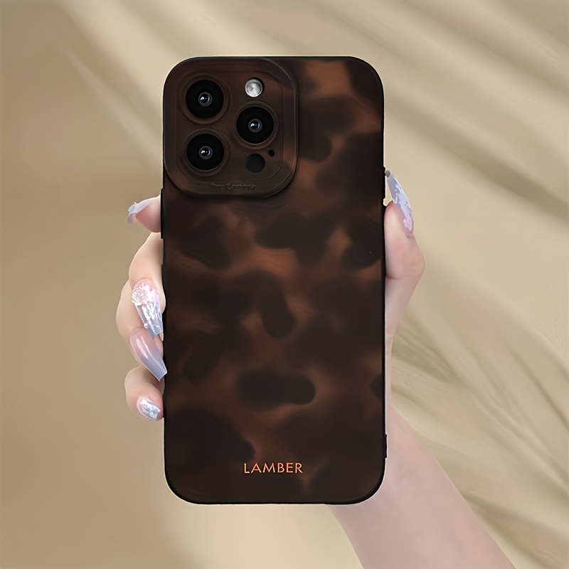 TEMU Phone Case: Fashionable High-end Luxury Vintage Drop-proof Portable Creative Phone Case, Aesthetic Full-coverage Drop-proof Protective Case With