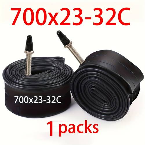 1개 로드 바이크 타이어 700 23c/25c/28c/30c/32c 자전거 내부 튜브 밸브 fv48mm 로드 바이크 타이어