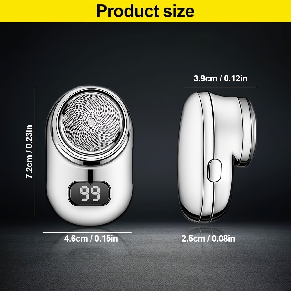 1   s electric shaver, 2024 fast charging with   screen, portable usb rechargeable lithium battery, powerful storm shaver with  , beard trimmer, easy to clean, mini portable shaver Product details 3