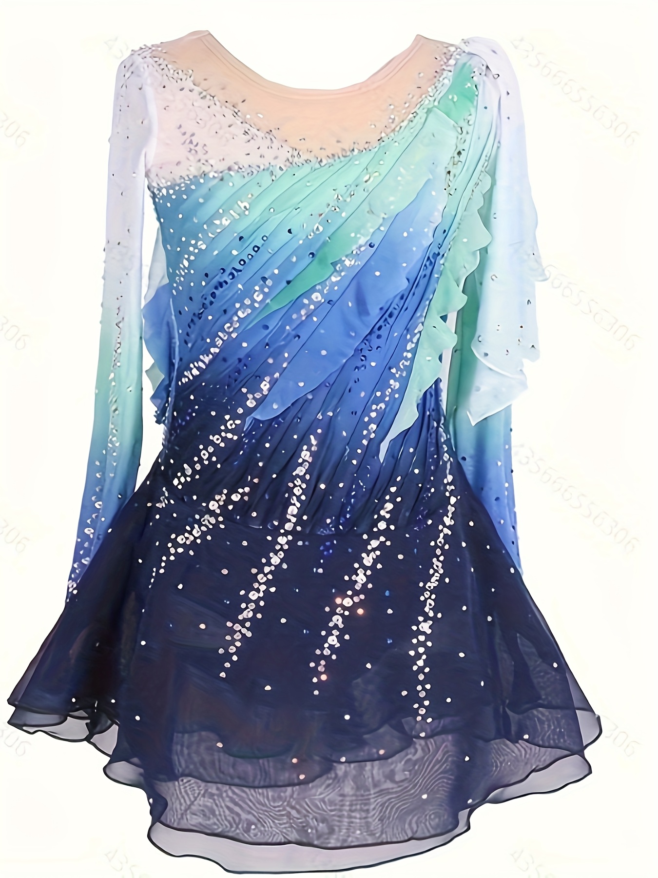 figure skating dress sold on Temu United States