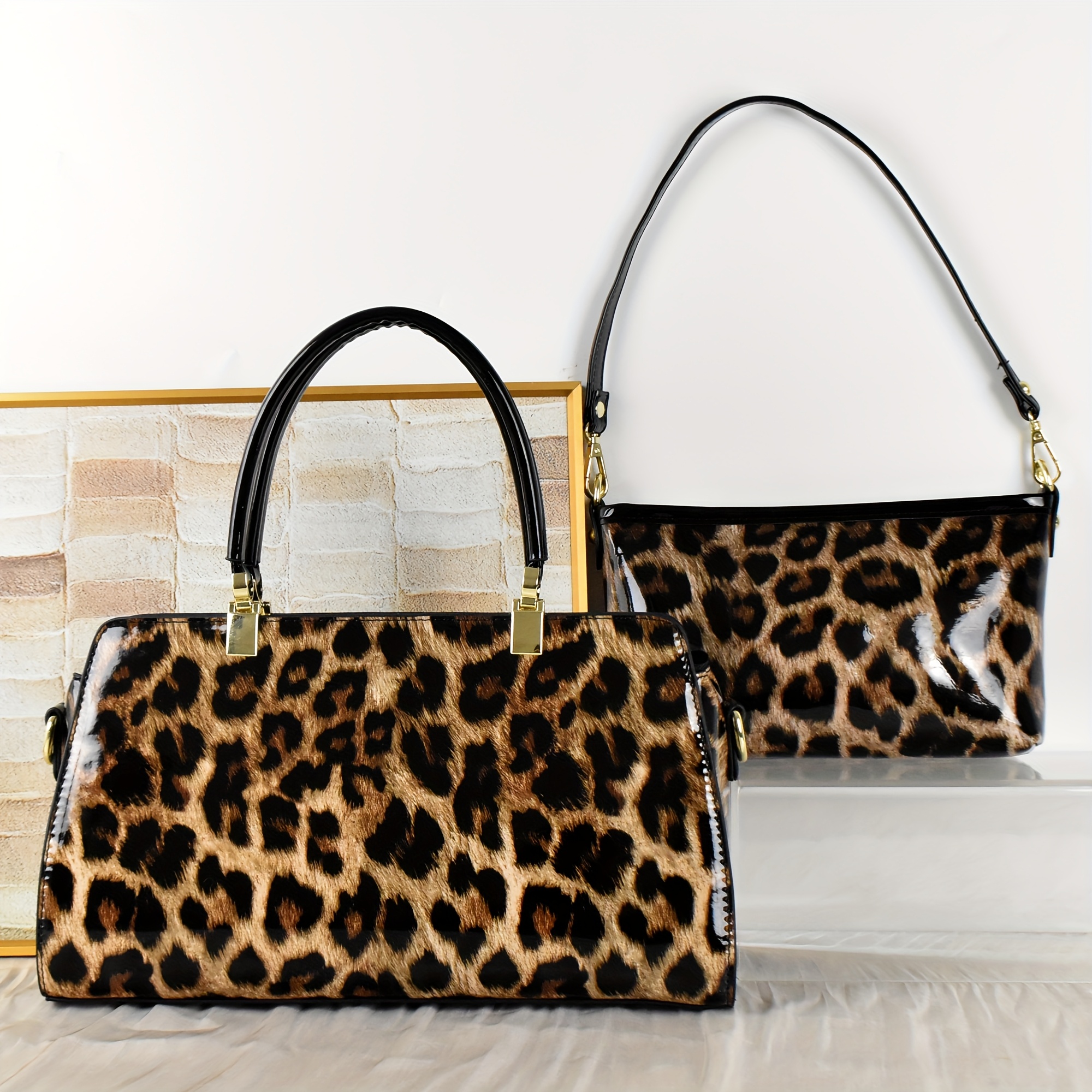 leopard bags for women sold on Temu United States
