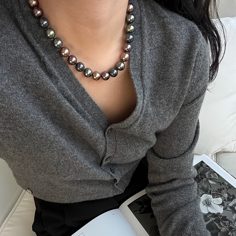 Retro Autumn Winter Necklace Earrings Set for Halloween