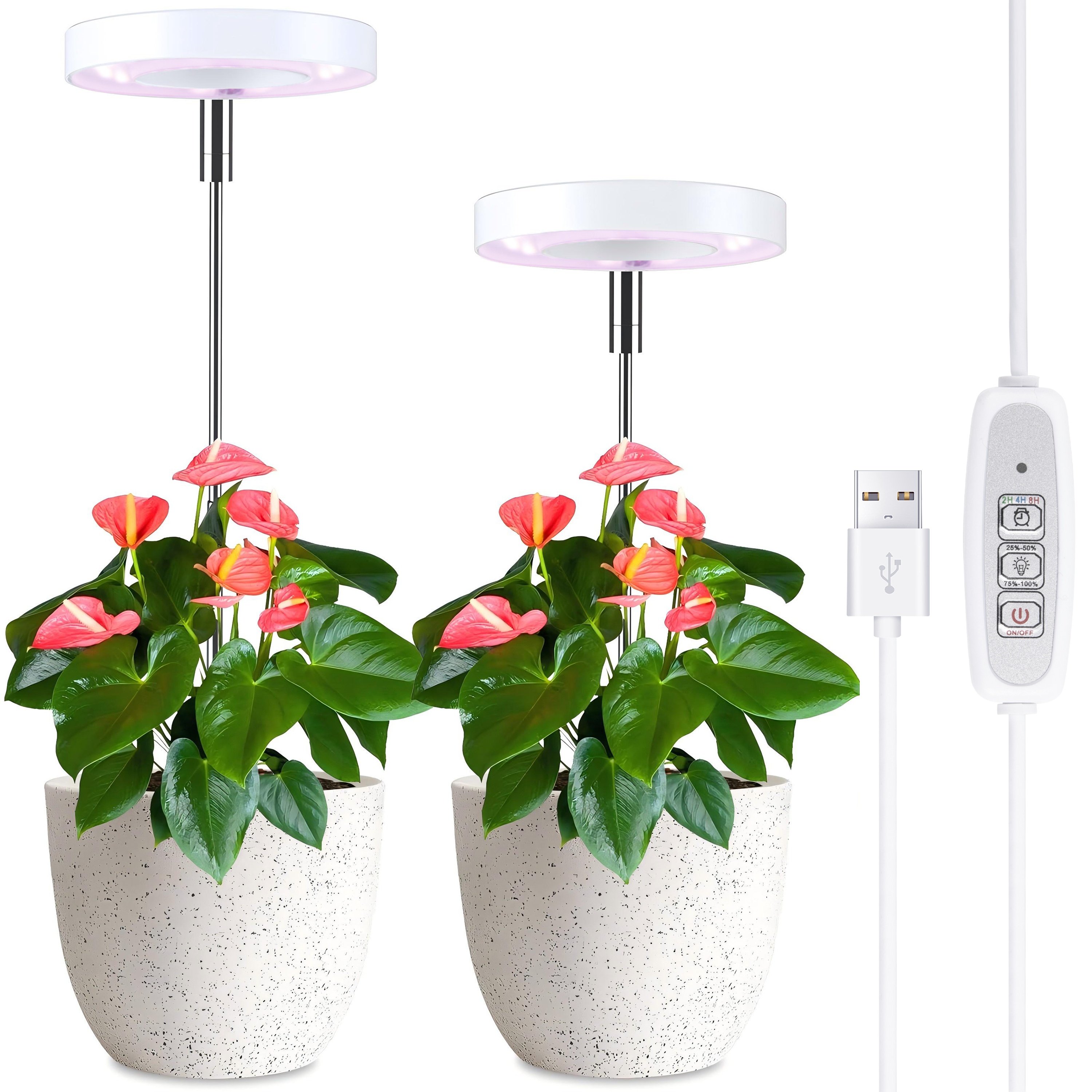 

2pcs/3pcs, , Sun Suitable For Plants And Small Plants, Retractable , Height And Auto 2/4/8h , For Small Plants