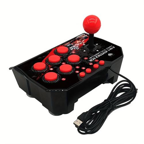 wired fighting controller with turbo function plug and play easy connection high quality compatible with switch pc