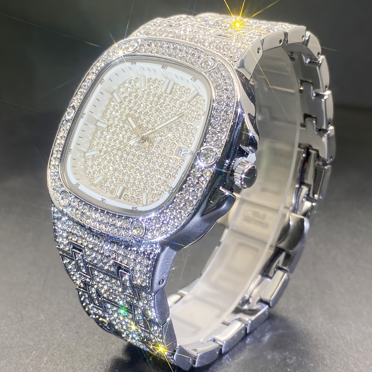 latest chilled mens watch with street   drill hip   watch for women with luminous scale for couples jewelry accessories Product details 7