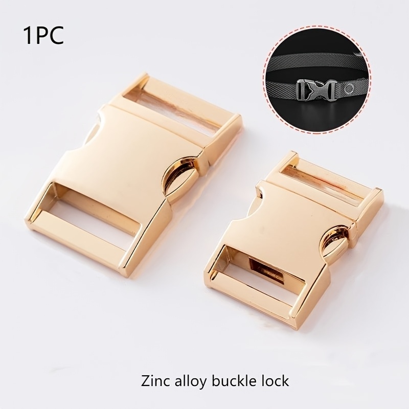 

Boucle en Doré Polyvalente pour d'Animaux, Ceintures Élastiques & Plus - Design Ajustable Plat ou en