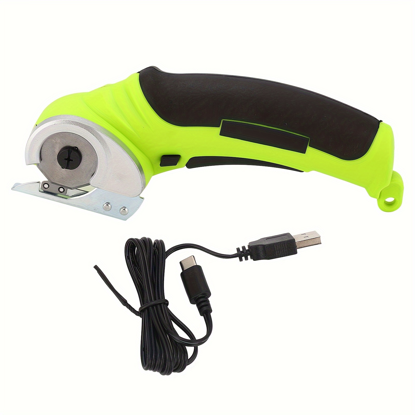 

6 Adjustable 110mm Blade Electric Fabric Rotary Cutter, Cloth Cutting Machine With Led Light For Cloth, Textiles, Paper, Leather, Rubber, And Carpet