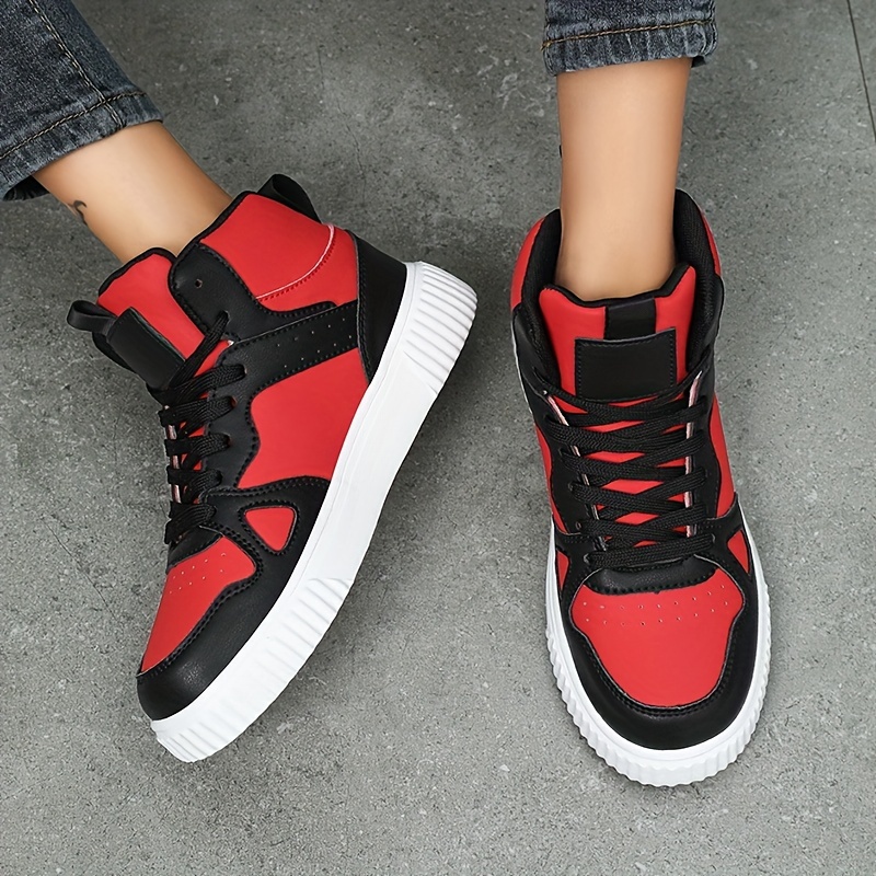 Women s High Top Sneakers Comfortable Lightweight Stylish Lace Up Sneakers With