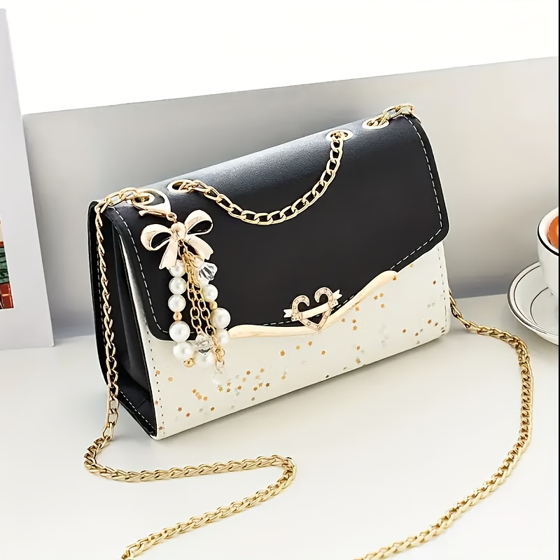 Bolsa transversal para senhora com fecho  2