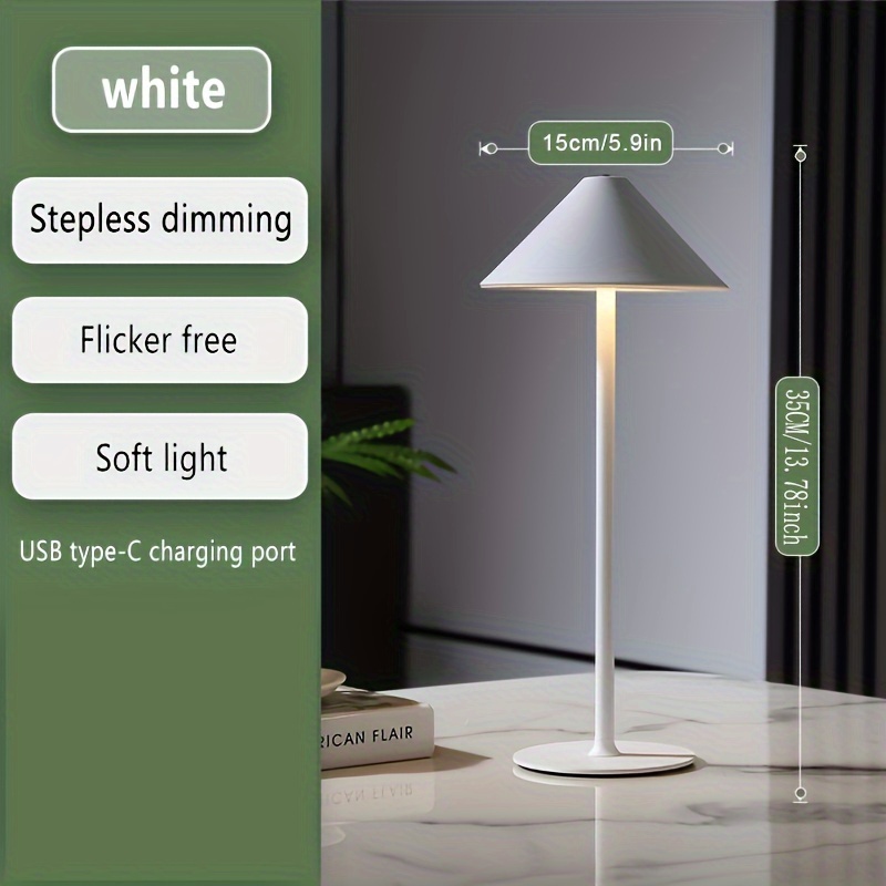 LED Cordless Table Lamp,nordic Modern Desk Lamp,wireless Lamp With