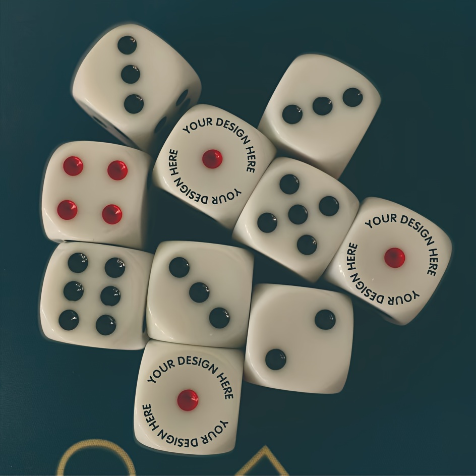 Set De 7 Dados De Queso Impresos En 3D – Accesorio Divertido Para Juegos De Mesa, Toma De Decisiones Y Aprendizaje Matemático, Ideal Para Viajes Y Noche Familiar