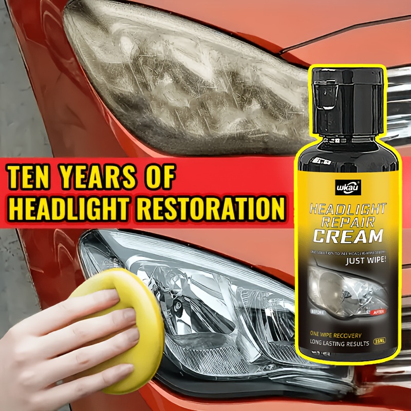   a professional spray for restoring car headlights designed to be   it   fix headlights that have become oxidized yellowed or  