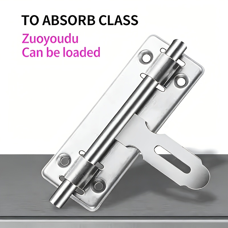2 Pack Stainless Steel Sliding Bolt Latch Lock