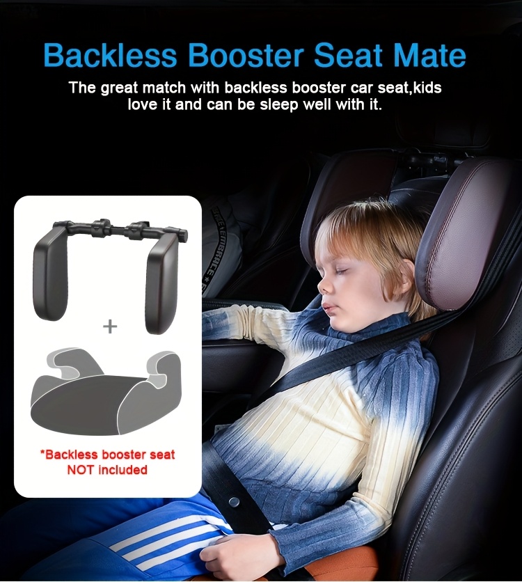 car headrest pillow   extended edition sleeping head and neck support for rear seat   Product details 4