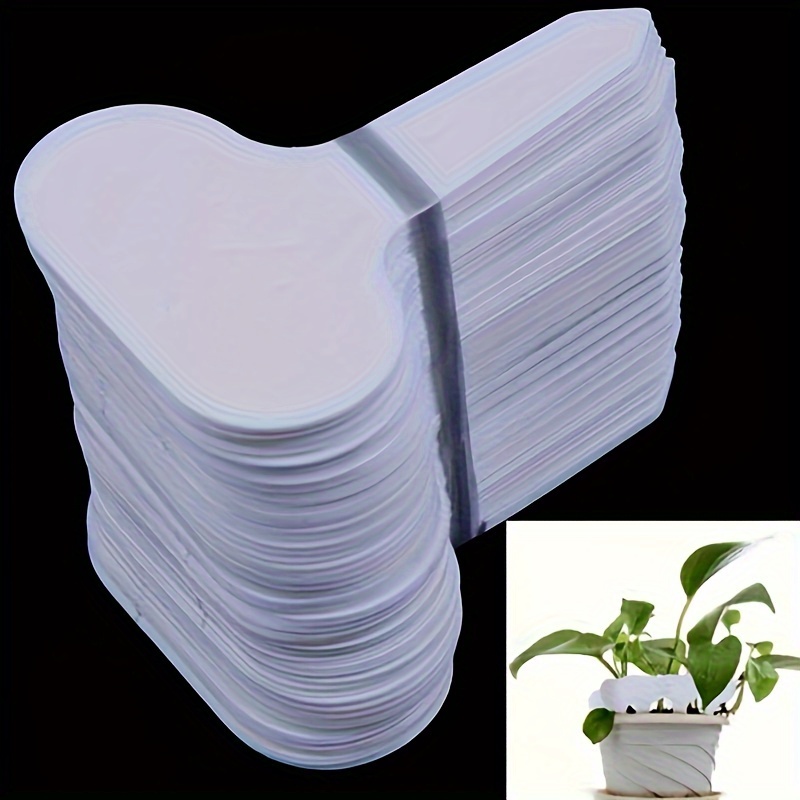 

100pcs Plastic Garden Labels, Colorful Plant Tags, Easy-to-use T-shape Markers For Classification & Organization In Gardening, Durable & Waterproof Signs