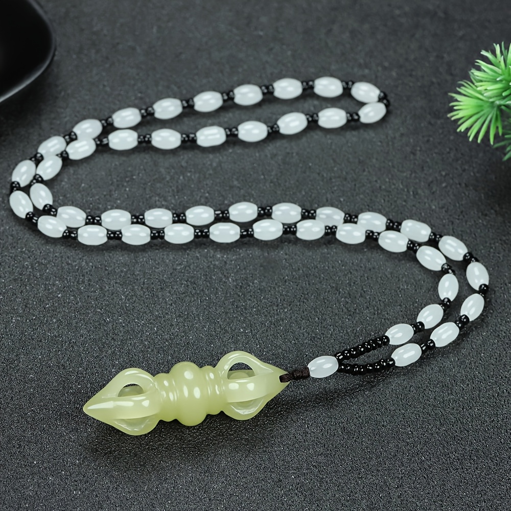 Vintage Natural Exquisite Carving Design Pendant Charm