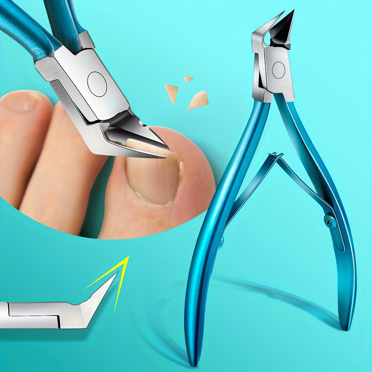 

1pc Dead Skin Pliers Eagle Pliers Nail Clippers Sharp Head Curved Mouth Nail Home Toe Nail Keratin Layer Scissors