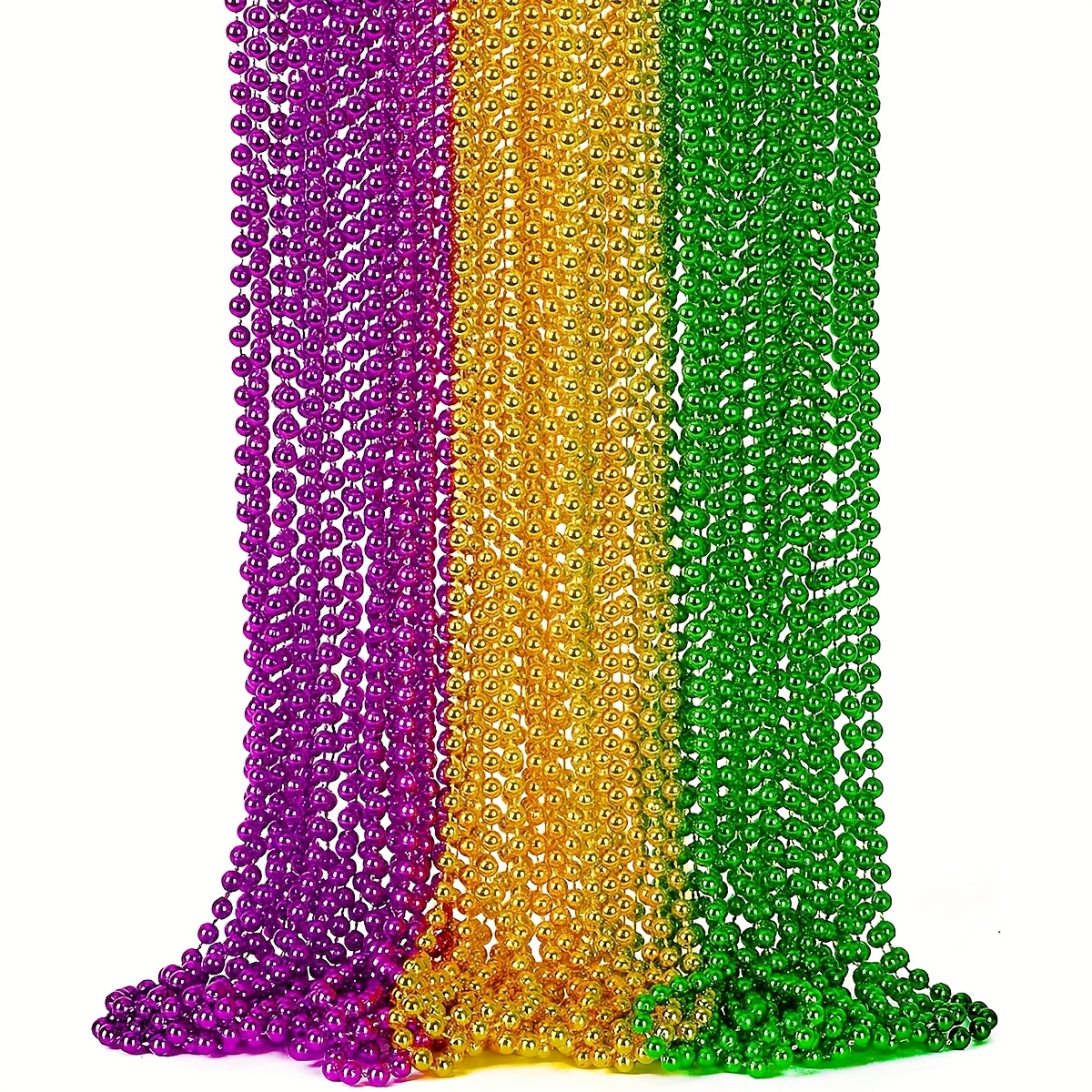 bulk mardi gras beads sold on Temu Canada