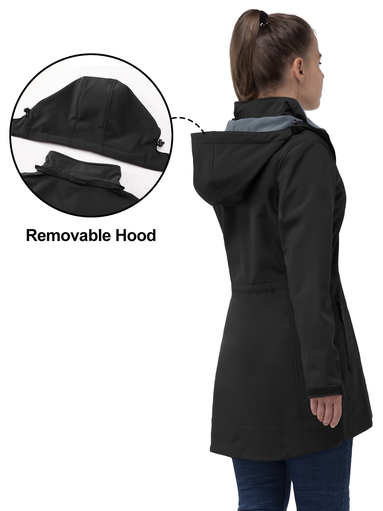 Hood jacket for ladies deals