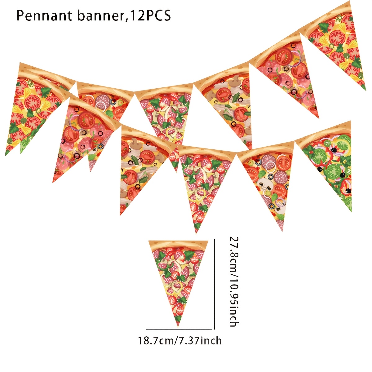 Versatile Pizza Party Banner - Perfect For Birthdays, Dorms, & Office Celebrations