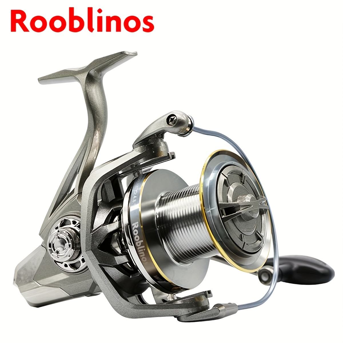 

Moulinet de Pêche Rooblinos NGK Haute et Longue Portée - de 55lb, Plastique et Nylon Durables, pour la Pêche en Mer - Tailles 8000/9000/10000/12000/14000, Grand Modèle, Roue de Ligne de Pêche