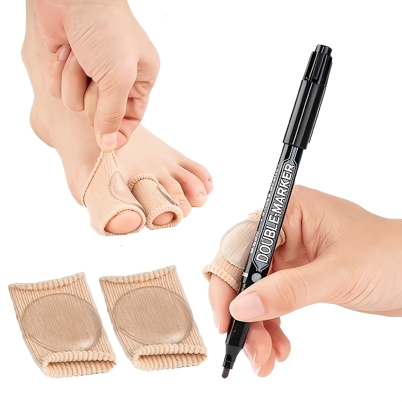 Elastic Fiber Gel Toe Protection Sleeve, 3 Sizes