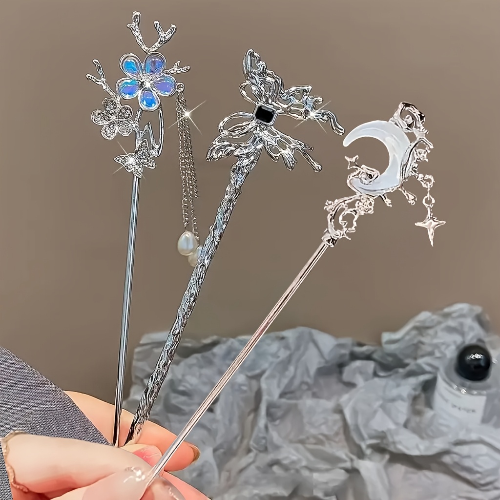 3pcs classic retro new chinese hairpin elegant - Temu