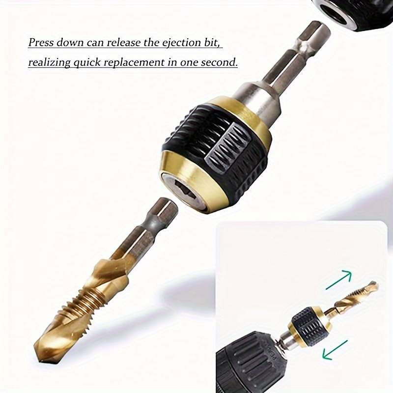 

1pc Screw Drill Magnetic Drill Bit Quick Change Lock Magnetic Drill Bit Extender Drill Bit With Hexagonal Shank