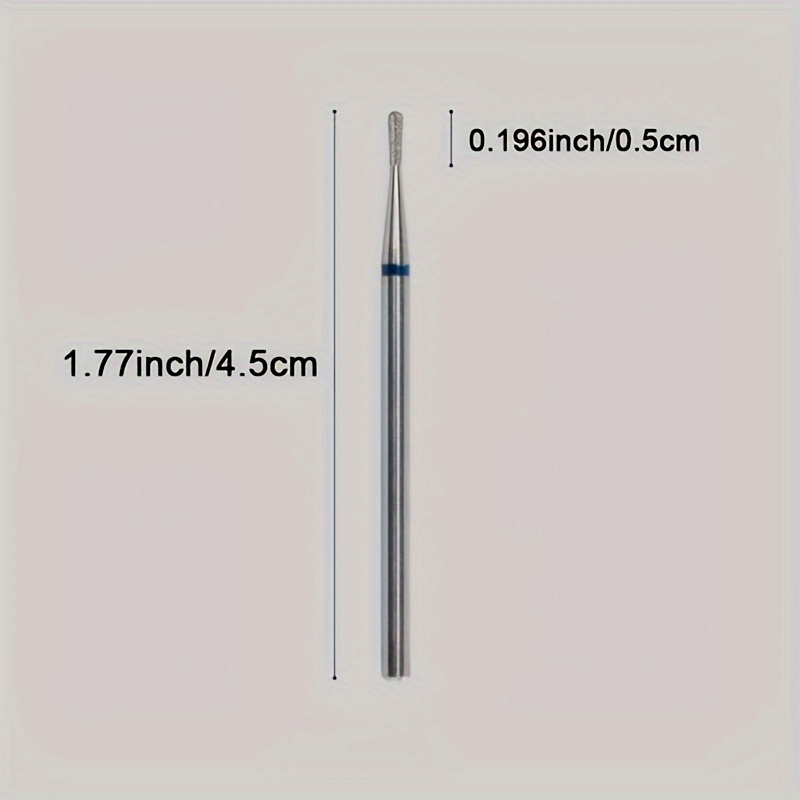 3pcs Cuticle Nail Drill Bit Set for Manicure