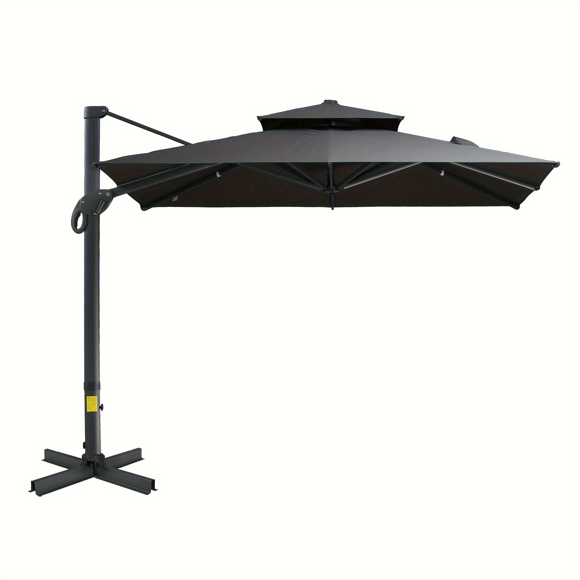 

Outsunny 10' X 10' Soft Top Patio Gazebo Outdoor Canopy With Unique Geometric Design Roof, All-weather Steel Frame, Gray