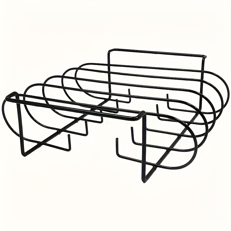 E-shop 1 Stück Hochwertiger Grillkorb & Steakrost aus Eisen mit -Haft-Grillgitter – Ideal für Steak, Rippchen, Hähnchen, Fisch – Outdoor-Grill,