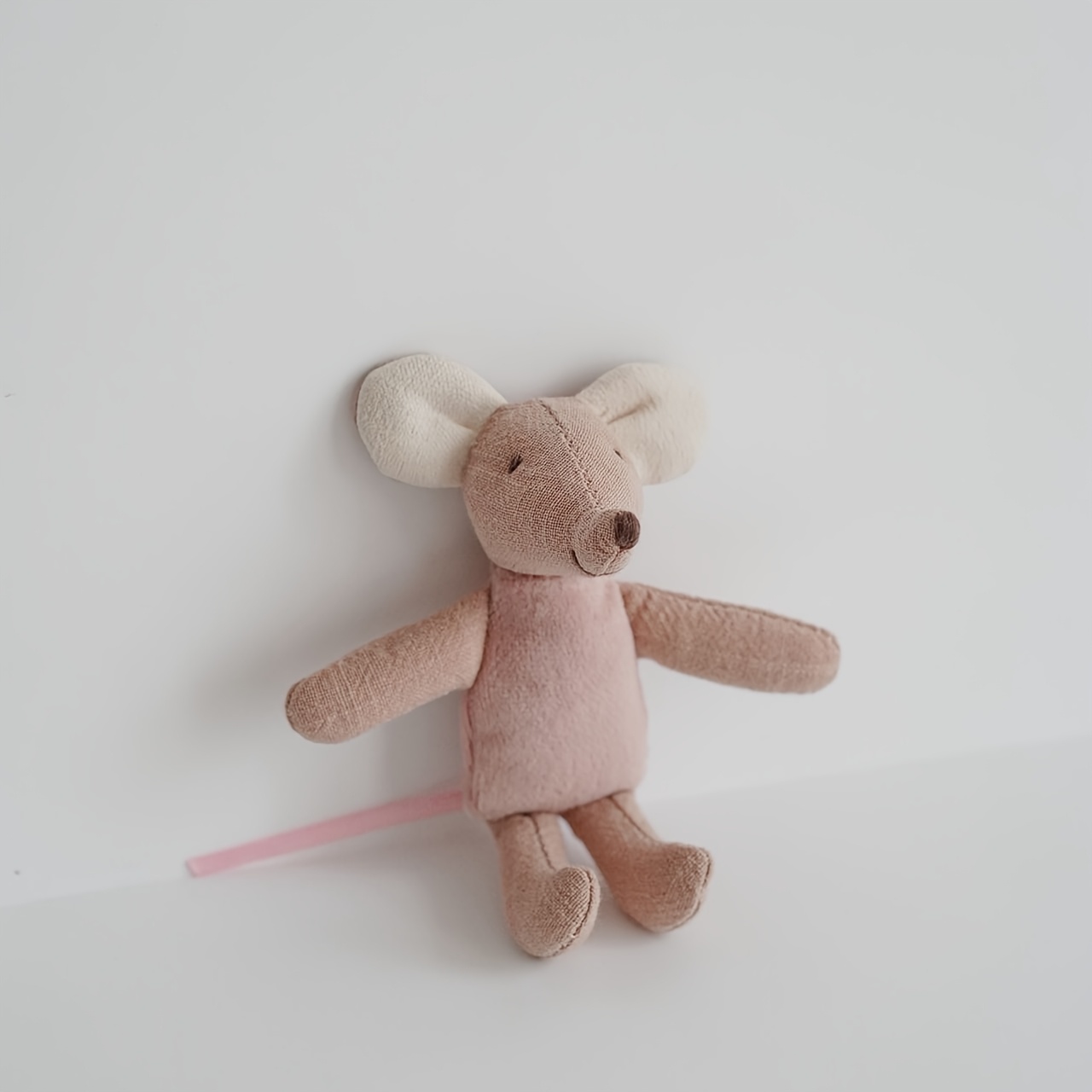 Image of Nordic Style Fabric Mouse Doll, Thumb Doll Toy, Cute Wing Mouse Doll, Zodiac Gift, Birthday Gift Rag Doll, Small Ornament Decoration, Animal Doll, Christmas And Halloween Gift