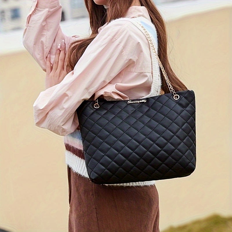 Women's Large Capacity Tote Bag Suitable for //Travel with Removable Strap & Closure - Elegant Embellished Handbag,, Available in / /// (Chinese Manufactured)
