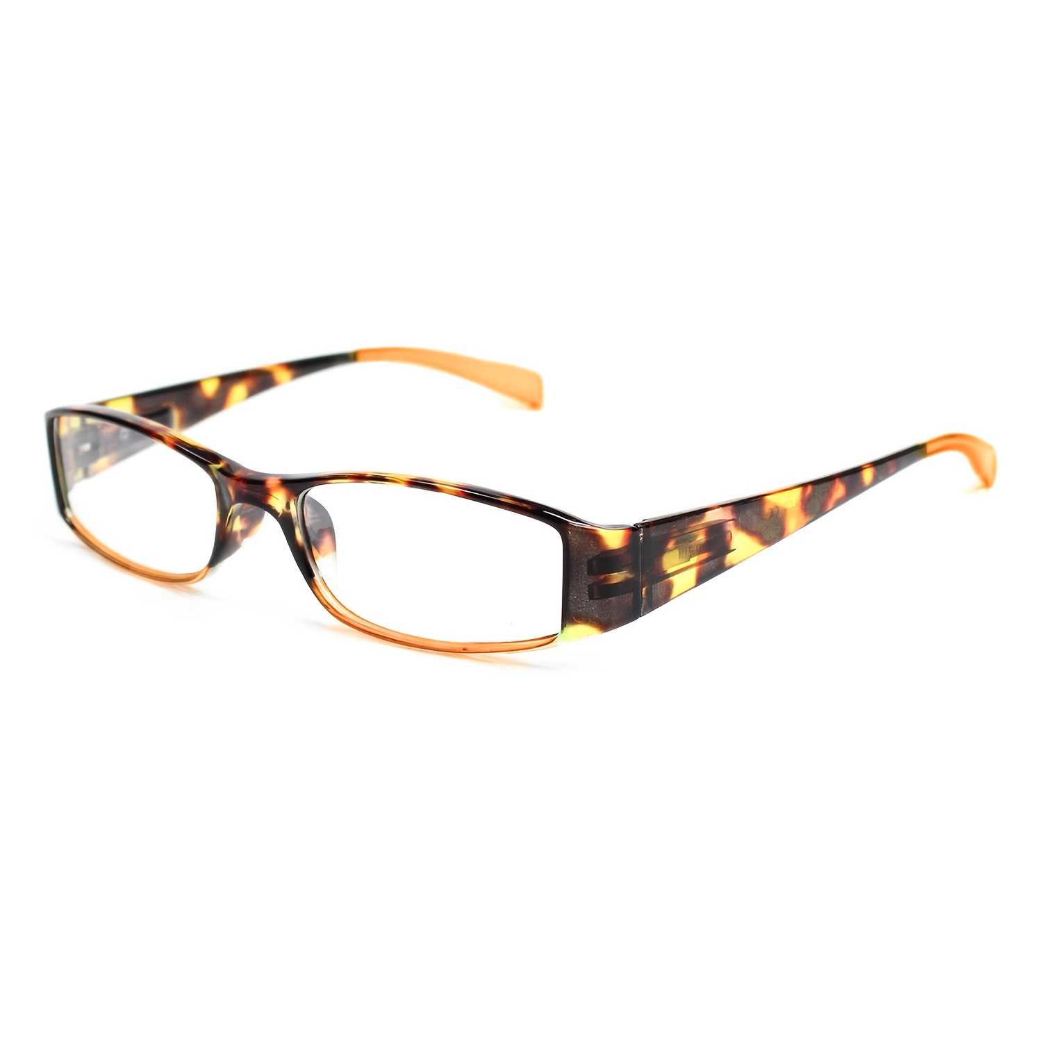 Retro Tortoiseshell Narrow Frame Reading Glasses, Slim Design