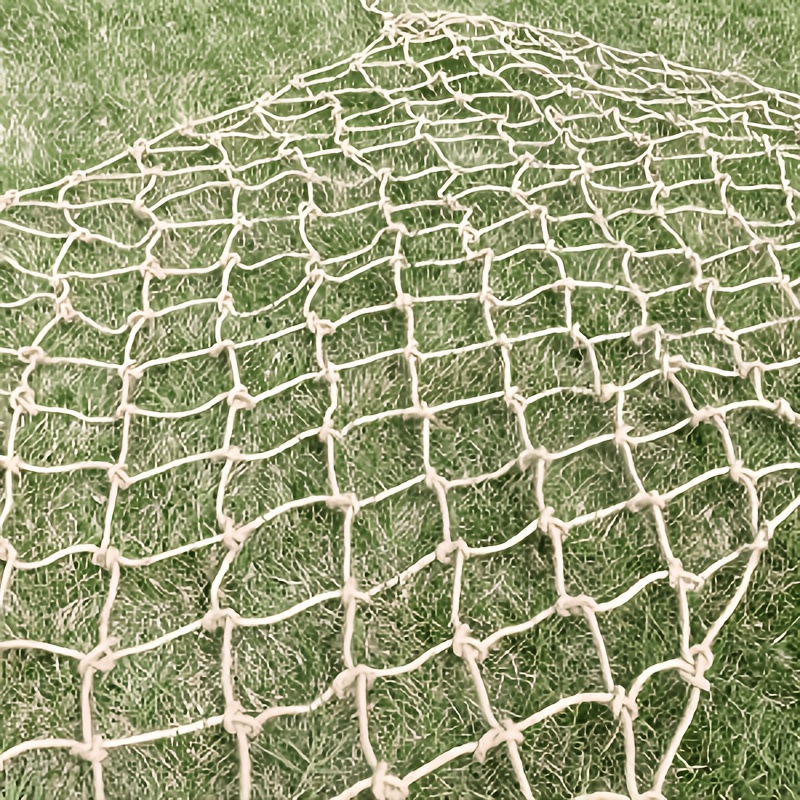 Image of A 4-meter Large Hemp Rope Net, Plant Covering And Protection, Outdoor Garden Plant Climbing Net, Outdoor Terrace Decoration, Partition Decorative Net