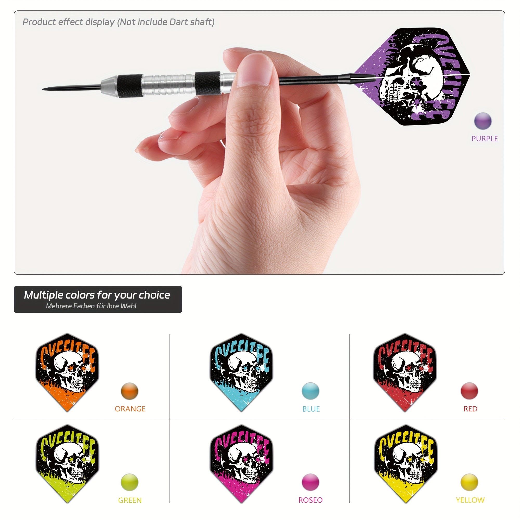 Dartvluchten 21-Pack Standaard Grote Vluchten