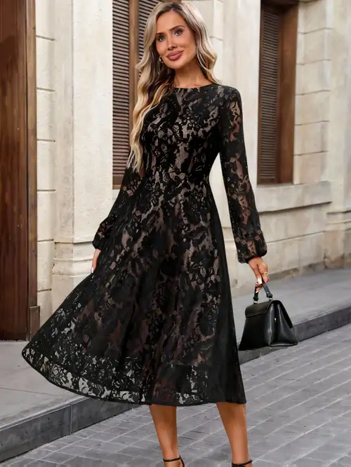Formal Dinner Lace Dress For Dinner Dinner Dresses Women Sold On Temu Canada Formal Dinner Lace Dress For Dinner Dinner Dresses Women Sold On Temu Canada