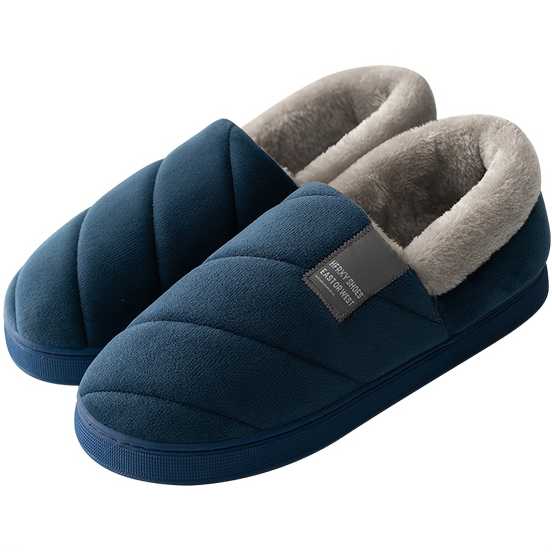 

Winter Slippers For Men, Large Size Bag And Heel, Warm Indoor Home, Household, Elderly, Hairy Shoes For Women, Winter