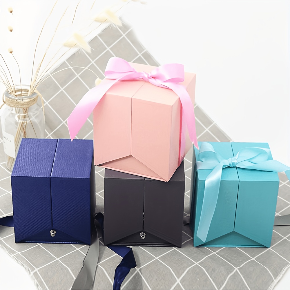 Luxurious Rose Gift Boxes Set, Elegant Packaging for Gifts