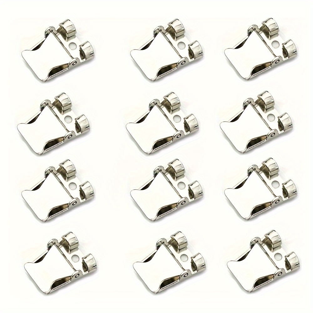 TEMU 12pcs/lot Bolo Tie Tip Alloy Part Of Necktie Additions
