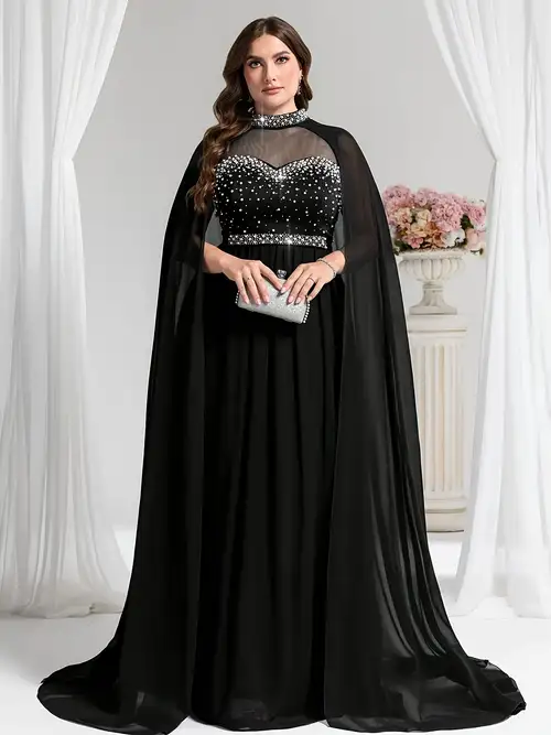 plus size cape dress sold on Temu United States plus size cape dress sold on Temu United States
