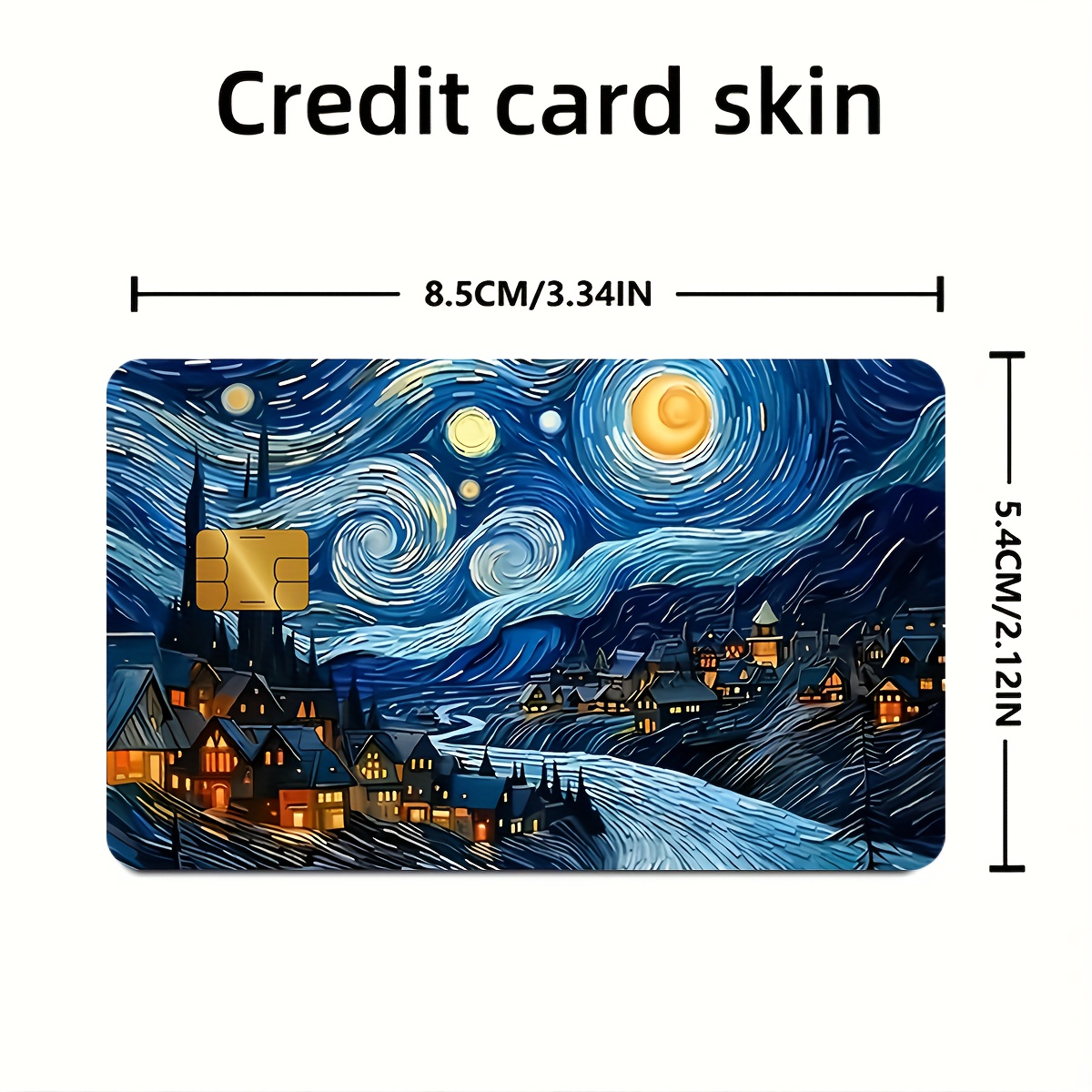starry night card sleeves Fine Art Starry Night Standard Deck Protector Sleeves (100ct) by Vincent  Van Gogh main image 0