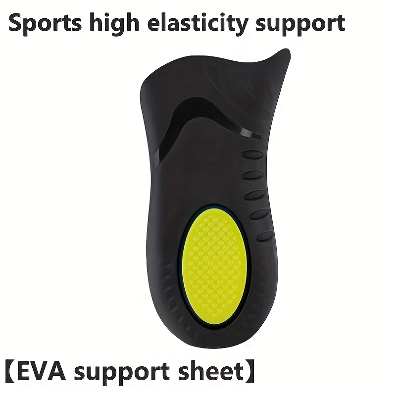 1 Pair Arch Support Sneakers - Shock-Absorbing, Breathable Fabric, High-Elasticity, Unisex Sports & Basketball Footwear with Blue & Yellow Design, Arch Support Shoes|Trendy Footwear|Comfortable Fit, Basketball Shoes