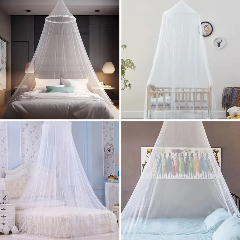 dome mosquito net bed canopy for room decor insect protection hanging canopy for no opening details 2