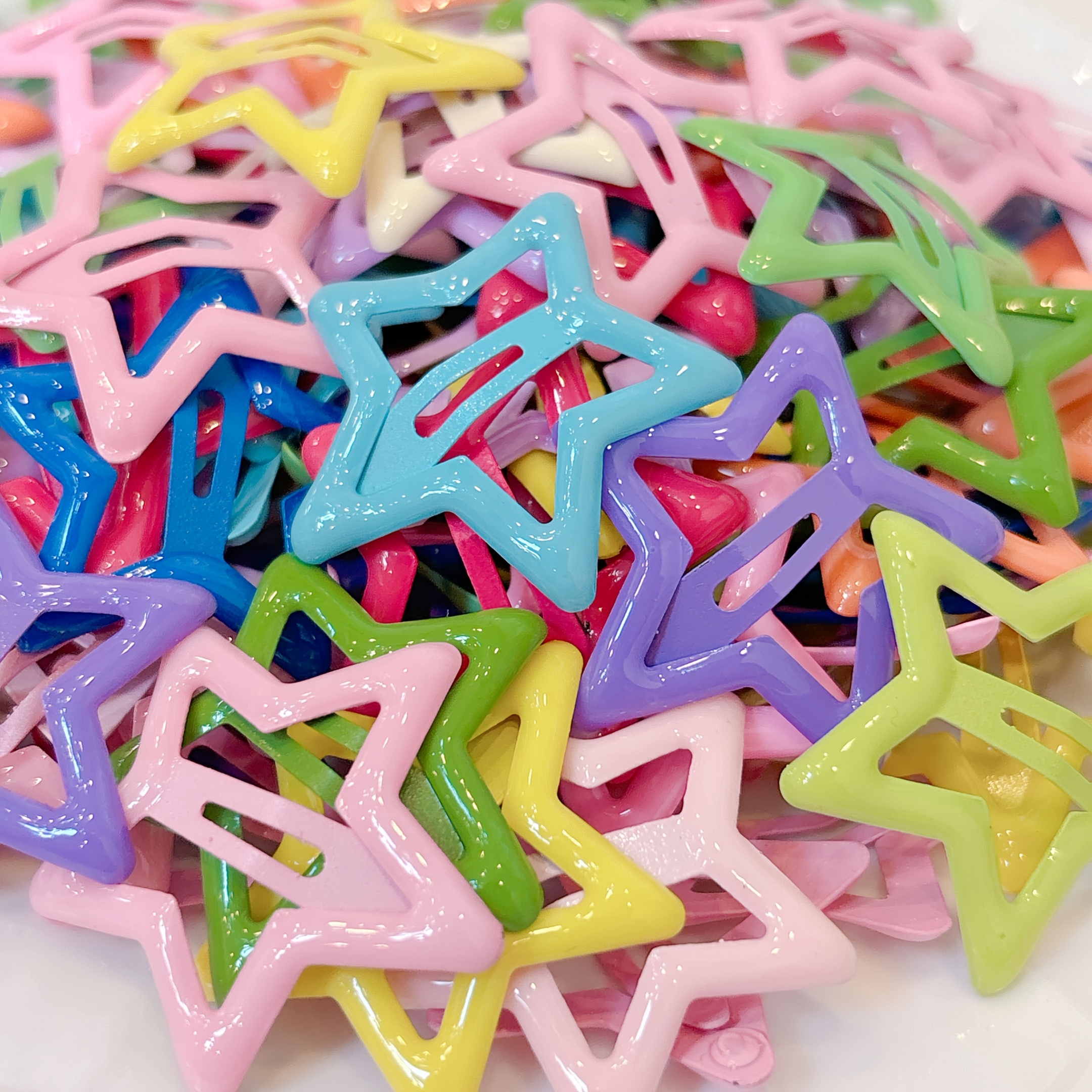 

50/100pcs & - , Metal Barrettes For