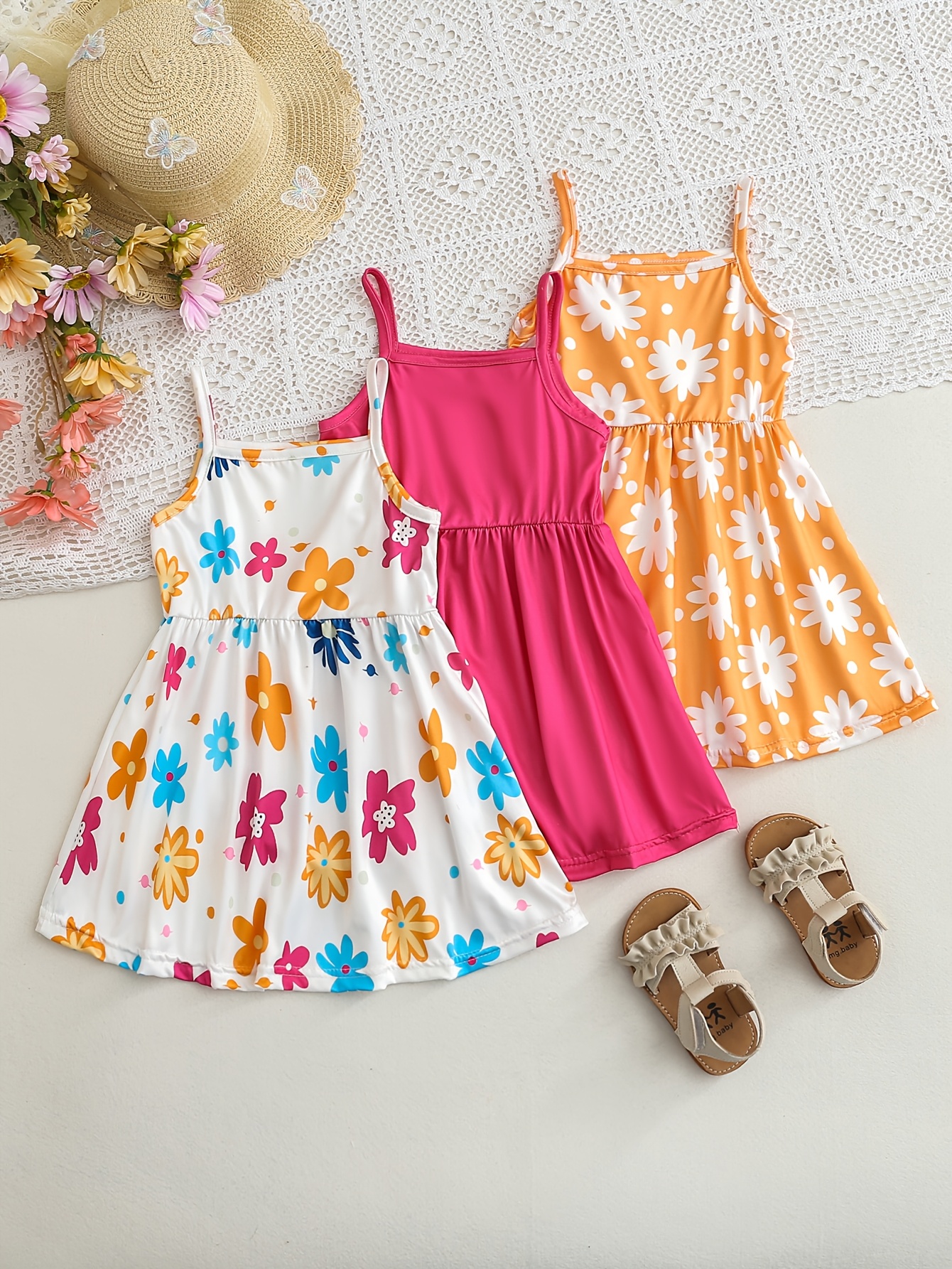 holiday print dresses Fashion River Tropical Holiday Popover Sleeveless Maxi Dress - White Multicolor