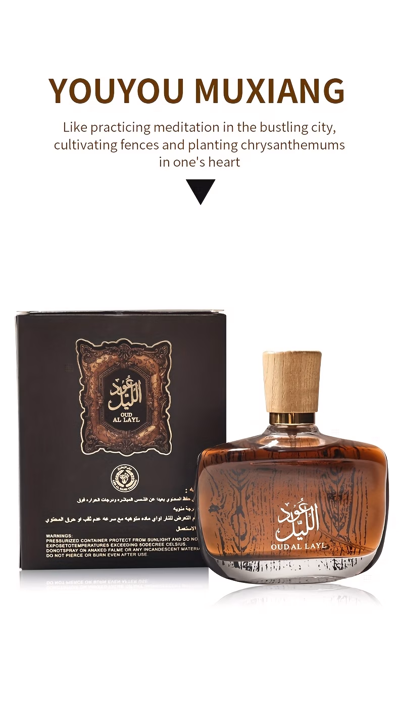1 bottle of 100ml arabian dubai mens lasting perfume luxurious stuff style cologne and oriental cedar bottle business special occasions arabian mens perfume social perfume high quality scent mens lasting perfume Product details 2