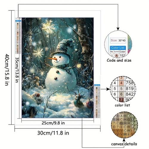 1 szt., zestaw do malowania diamentowego 5d dla dorosłych, pełne wiercenie, obraz z kryształkami, okrągłe kamienie diy dla początkujących i hobbystów, mozaika dekoracyjna na ścianę, bez , prezent do sypialni i salonu, pomysł na halloween, boże narodzenie, dziękczynienia, festiwalowy upominek 11.8in*15.8in