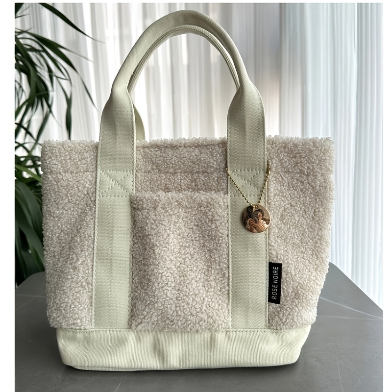 Image of New Japanese Women's Fashionable Shoulder Bag Handbag, Portable Shopping Tote Bag, Essential For Commuting, College Student Bento Bag, Mommy Handbag