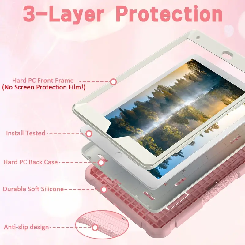 Custodia Heavy-duty IPad 9.7 Custodia Heavy Duty Shockproof Per IPad 9.7" 6a Generazione (2018) - Survivor, Ibrida, Antiurto Cover Protettiva IPad 2018 - Foto 12